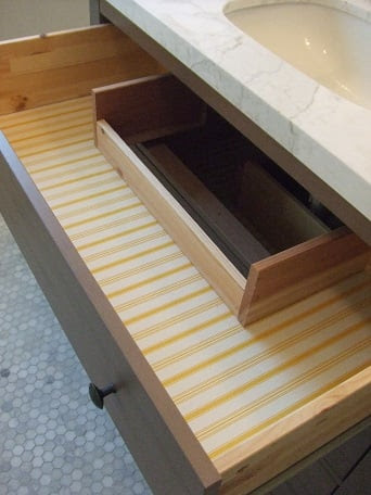 Vanity from HEMNES Dresser - IKEA Hackers