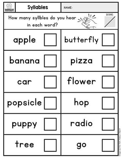  free kindergarten language arts worksheets free printable worksheet