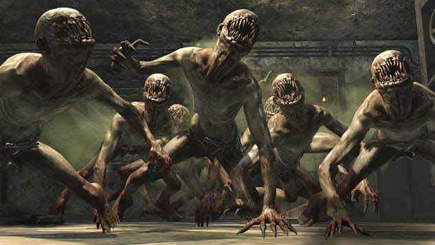 call of duty black ops zombies kino der toten map layout. A small horde of Gas Zombies.