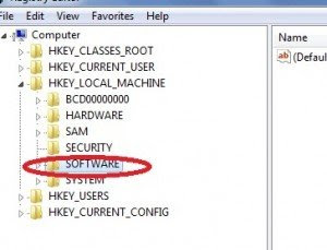 find software tab