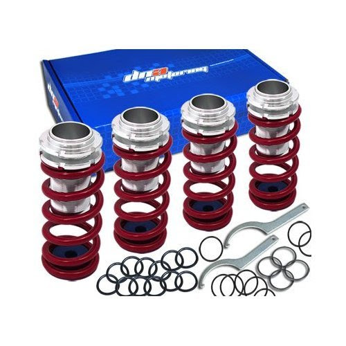 DNA COILOVERS LOWERING SPRINGS MITSUBISHI GALANT 99-03 RED Features