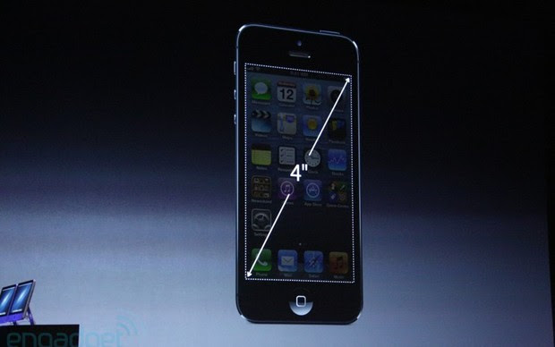 Tela de 4 polegadas confirmada no iPhone 5 (Foto: Reprodução/Engadget)