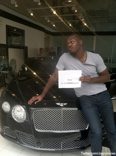 Jon Jones hits the big time with Bentley purchase