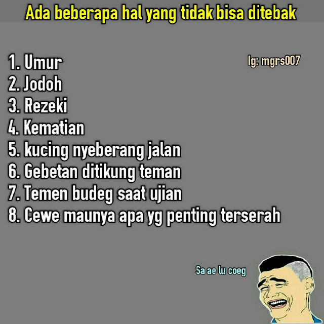 Meme Lucu Bikin Ngakak Gokil