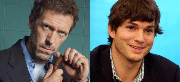 Hugh Laurie y Ashton Kutcher
