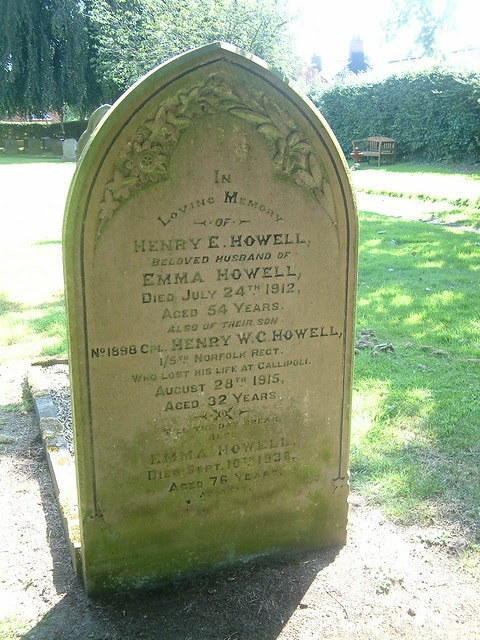 Corporal Henry Howell who lost his life at Gallipoli 1915