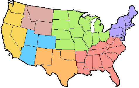アメリカの地図いろいろ リンク集
