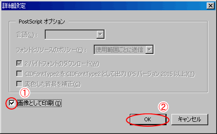 Pdf文書が印刷できない場合