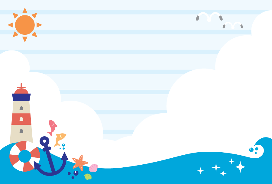 フリーイラスト 海と灯台のマリン背景でアハ体験 Gahag 著作権フリー写真 イラスト素材集