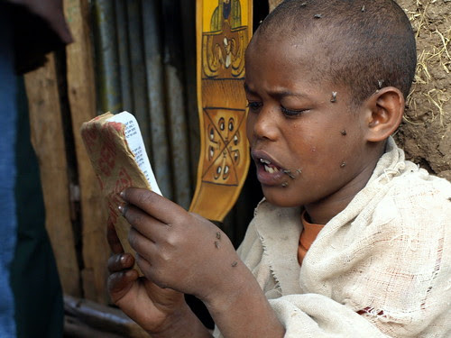 Alumno escuela eclesiástica.Lalibela