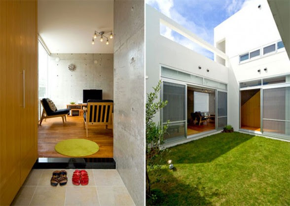 Modern Minimalist  Japanese Town House  Design by Architects 