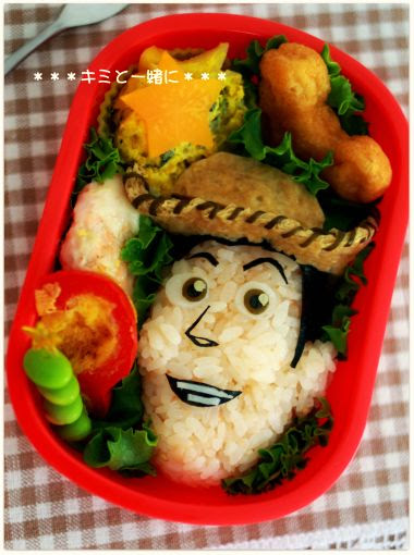 トイ ストーリー ウッディのお弁当 Momo S Obentou キャラ弁 Powered By ライブドアブログ