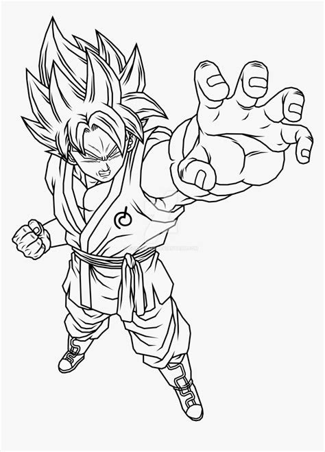  goku super saiyan coloring pages coloring home