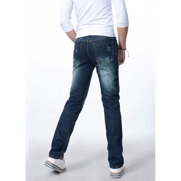 jual celana  jeans  pria  model  robek 