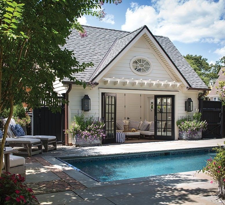 Popular Garage Pool House Combination, House Plan Garage
