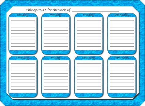  free printable weekly planners printable weekly planner sheets