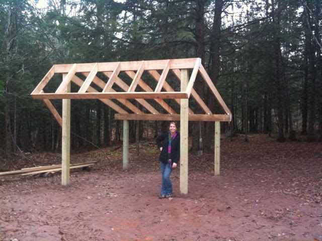 Tractor Shed Construction PDF Plans shed plans post and beam