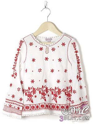 بلوزات جميلة للبنات الصغار2014 اجمل بلايز صيفية للبنات ازياء اطفال للبنات 2015 ب