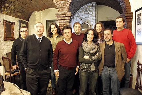 Foto de grupo: XXV Tertulia Bilbaina sobre deporte y periodismo
