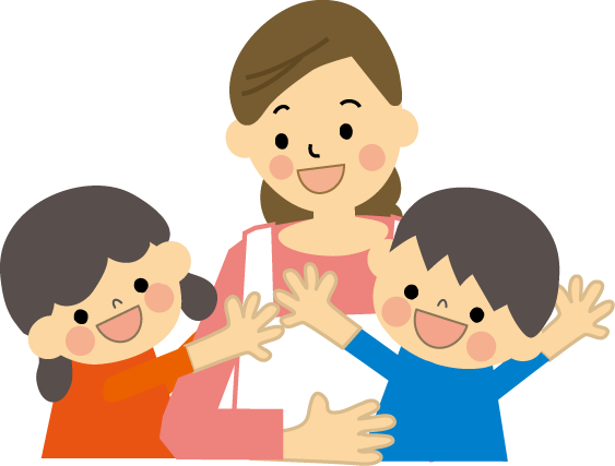 親子 保育士 子どものイラスト 無料イラスト フリー素材