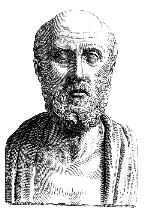Hippocrates: a conventionalized image in a Rom...