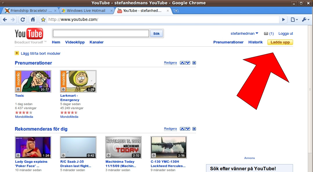 get image url code. Get the URL (web address) to that page. Locate the video code.