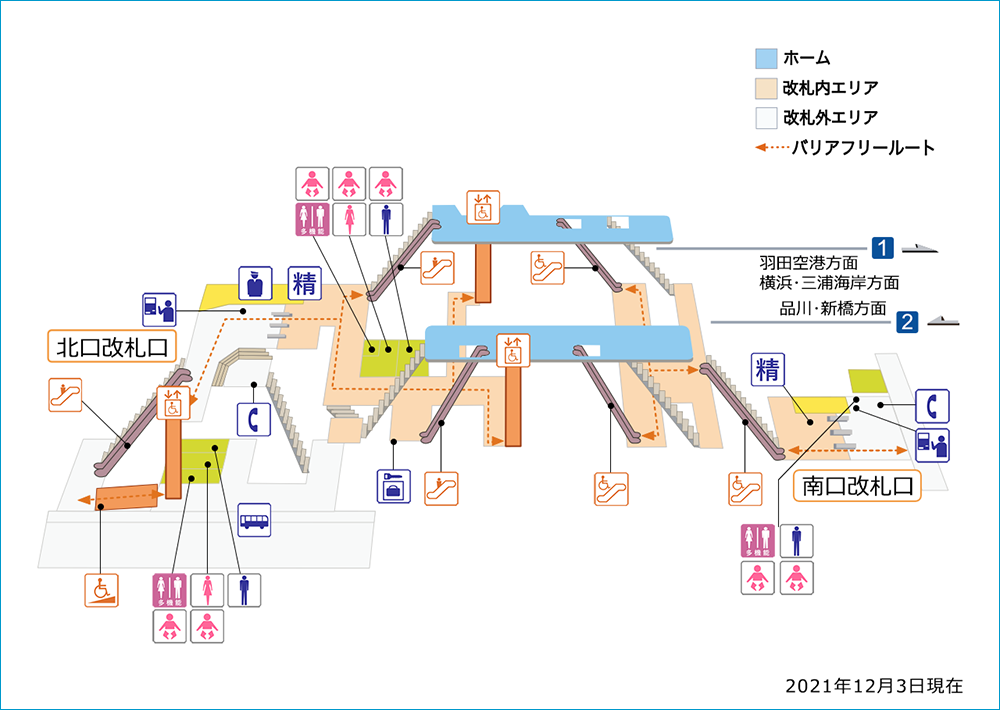 品川から新馬場への行き方