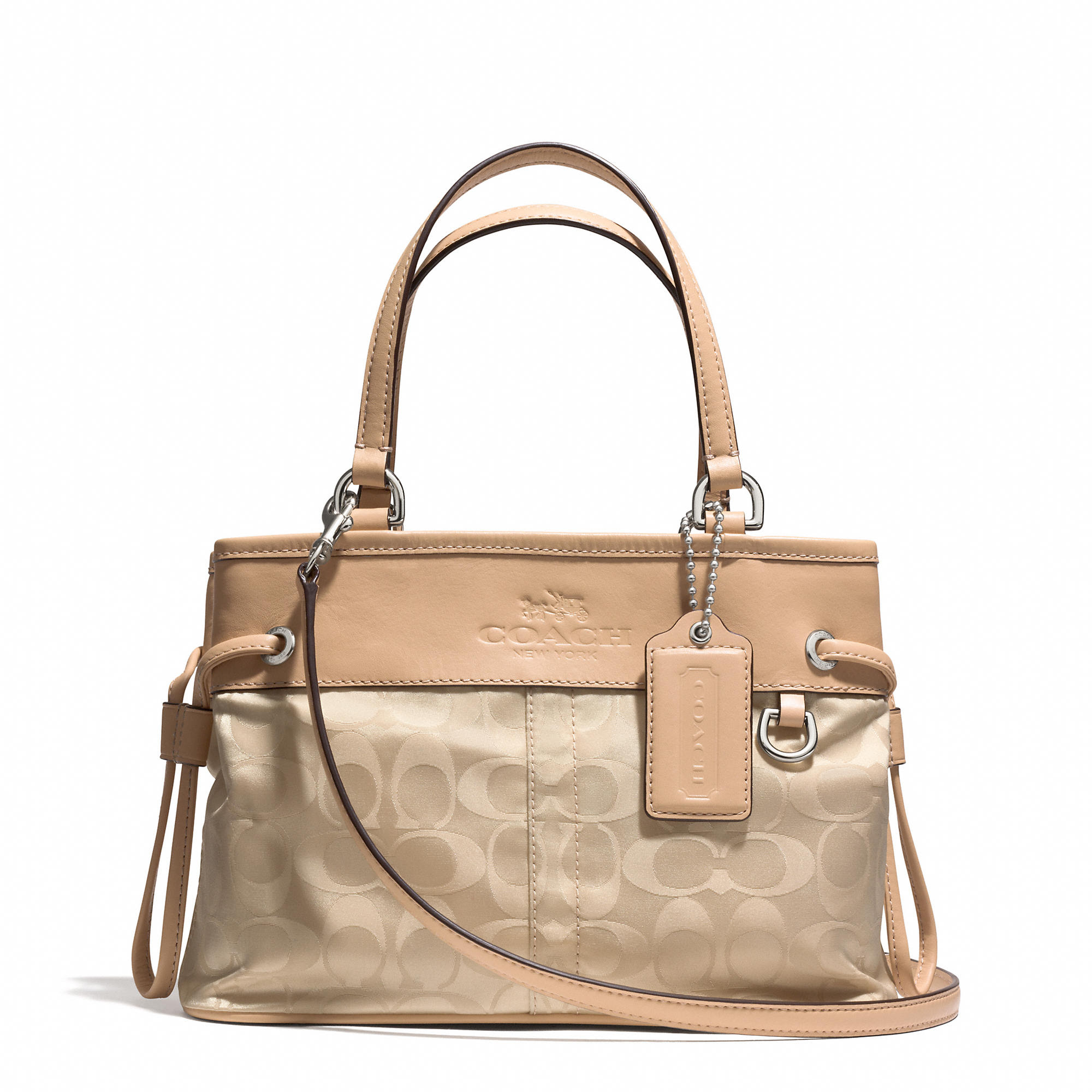 กระเป๋า coach style carryall no. nylon in ลาย drawstrg mi 32704 กระเป๋า coach style carryall no. nylon in ลาย drawstrg mi 32704