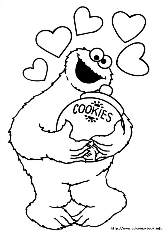 Sesame Street Coloring Pages On Coloring Book Info