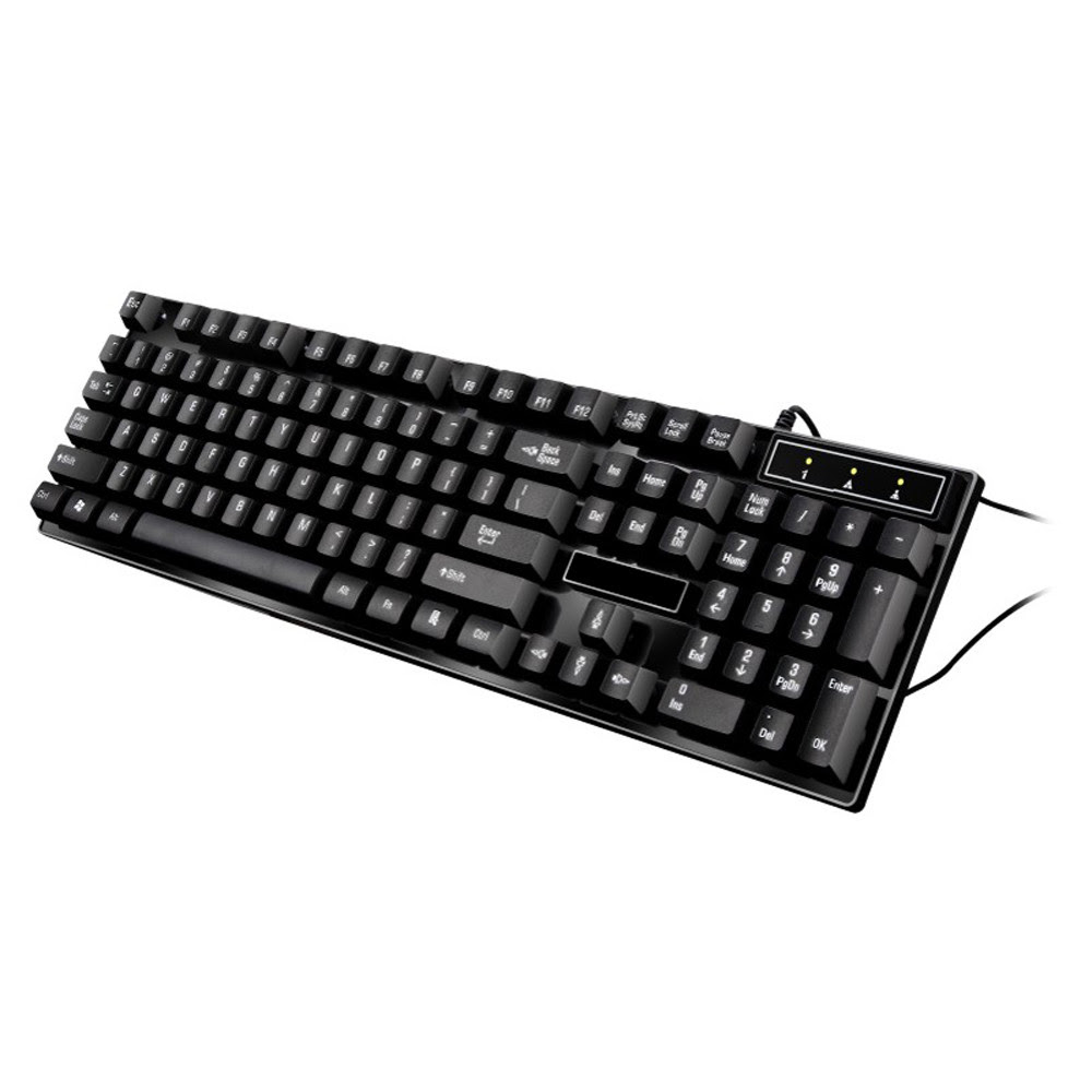 Keyboards Gaming Black Q17 Waterproof USB Wired Gaming Keyboard Metal Base Mechanical Handfeel#20