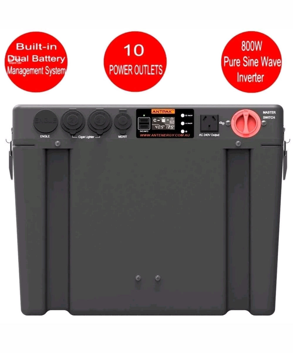 Ultimate 800 Battery Box Dual Battery System Isolator Inverter Dc Dc Legends4x4
