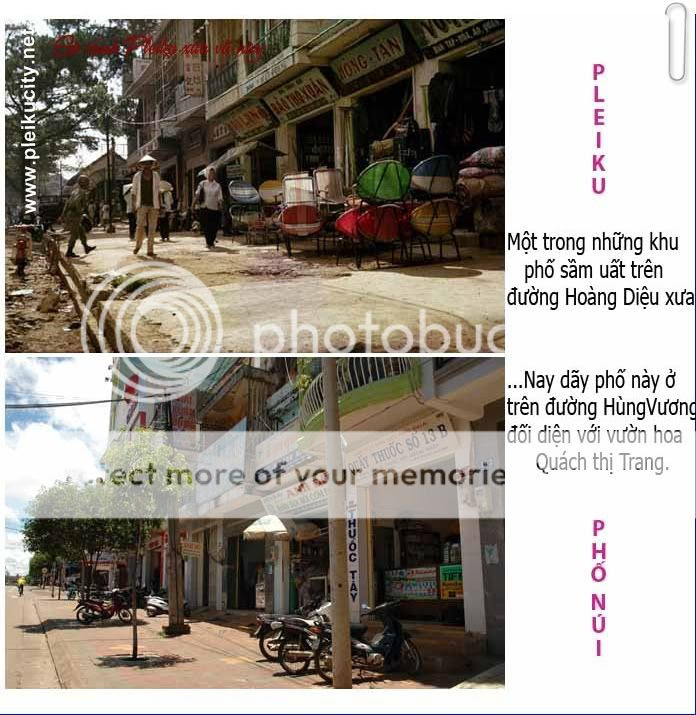 Hình ảnh Pleiku xưa và nay 