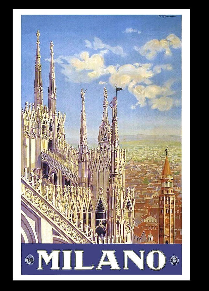 Milan Italy Refrigerator Magnet - FREE US SHIPPING