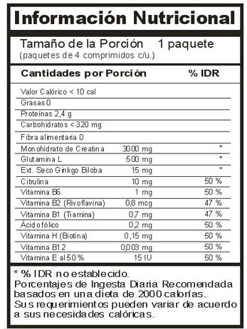 Queso Vegano Informacion Nutricional