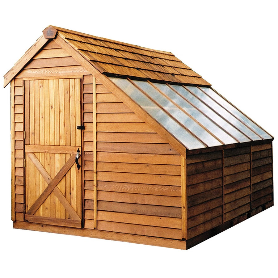 Shop Cedarshed Sunhouse Lean-To Cedar Storage Shed (Common ...