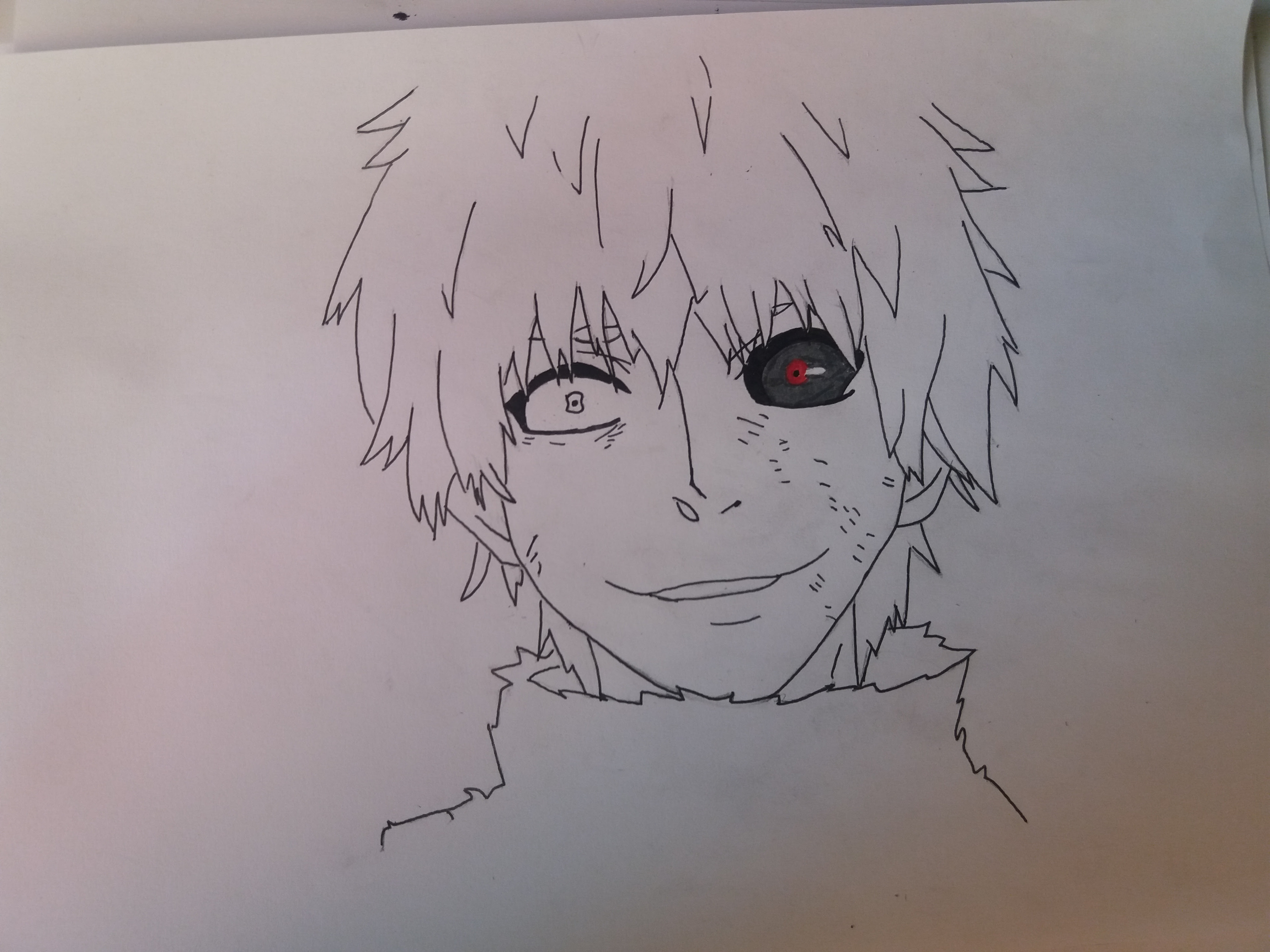 Kaneki Ken Art Drawing Drawing Skill