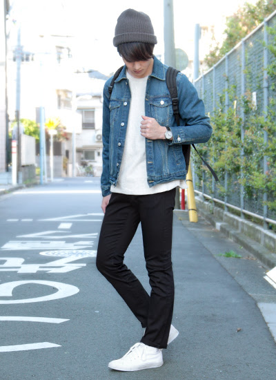 コンバース オールスターで100コーデ スタイリングしてみた 爽やかなgジャンの着こなし方 4 100 メンズファッション Spu Journal
