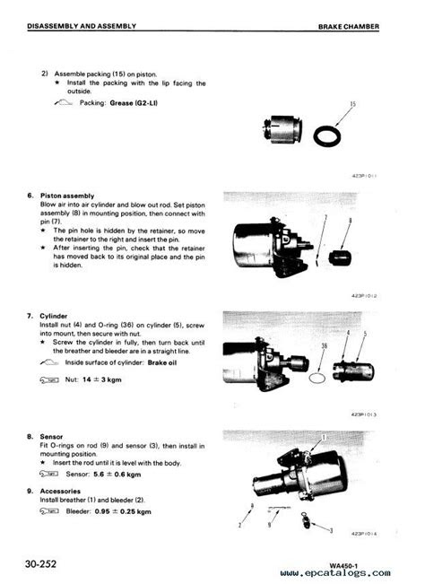 Komatsu WA450-1 Wheel Loader Shop Manuals PDF