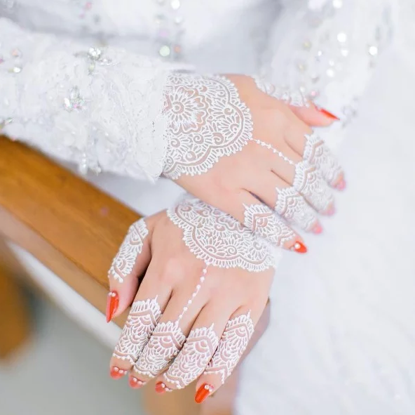 Gambar Ganbar Henna Putih Simple 34 Nangri Gambar di   Gambar Ganbar Henna Putih Simple 34 Nangri Gambar di