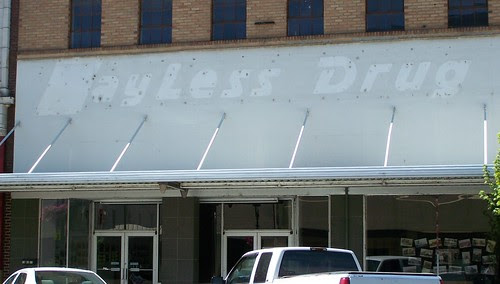 Downtown Yakima WA: Payless Drug Store storefront