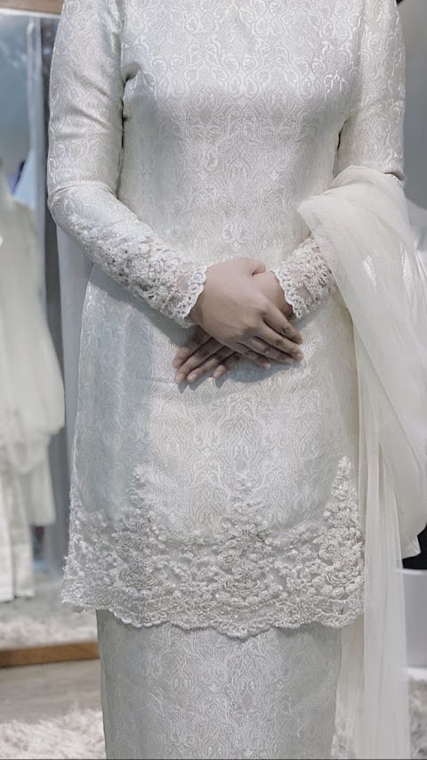 baju kurung moden pengantin