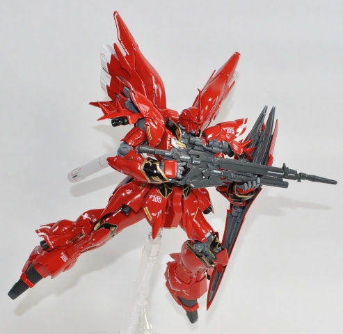 ガンプラ Figmaレビュー Mgシナンジュ Ver Ka レビュー アクション編