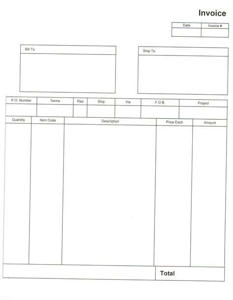 Organizing events, meetings, and other activities can be a daunting task. blank invoices to print invoice template ideas