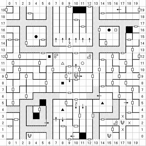 Fc版 ウィザードリィ 攻略 Fc版 ウィザードリィ3 Map