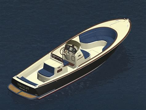 hinckley  center console exterior rendering boat