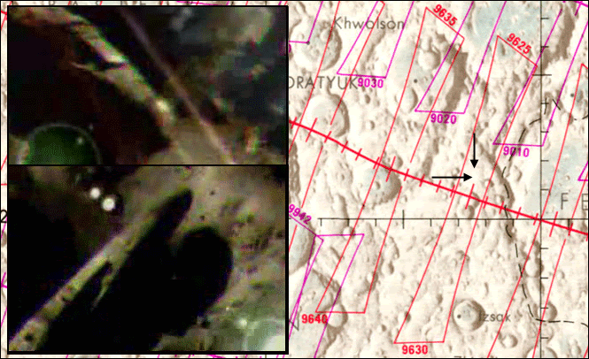 Uma Nave Espacial Alienígena na Lua