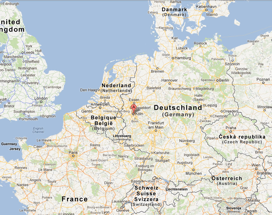 Image Gallery koln germany map
