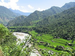 Myagdi Khola valley near Beni