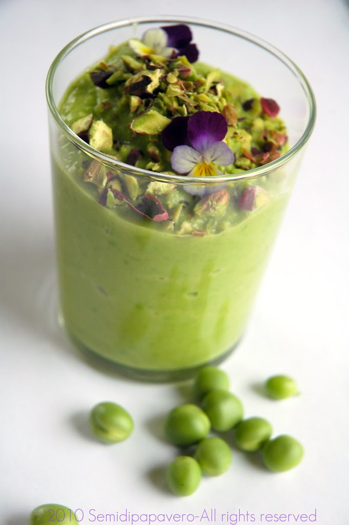 Crema piselli e pistacchi