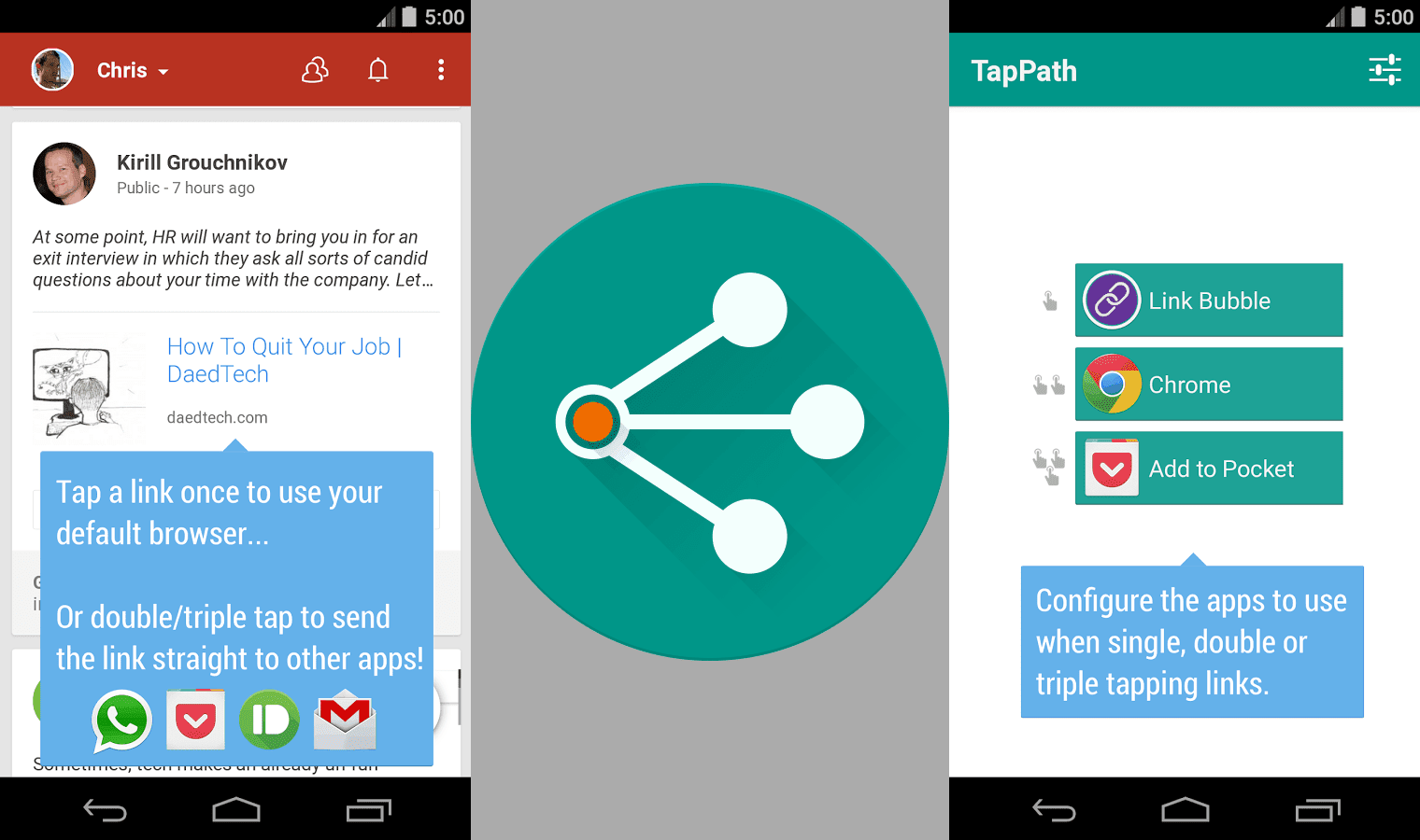 TapPath Screenshot Highlights